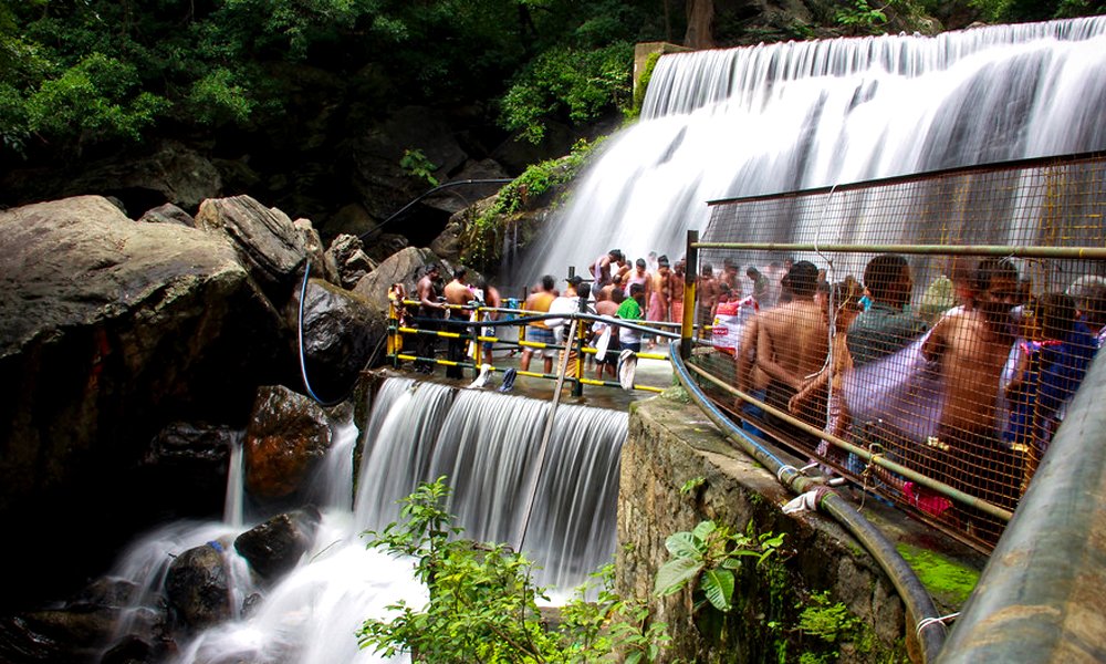 Suruli  The shimmering falls