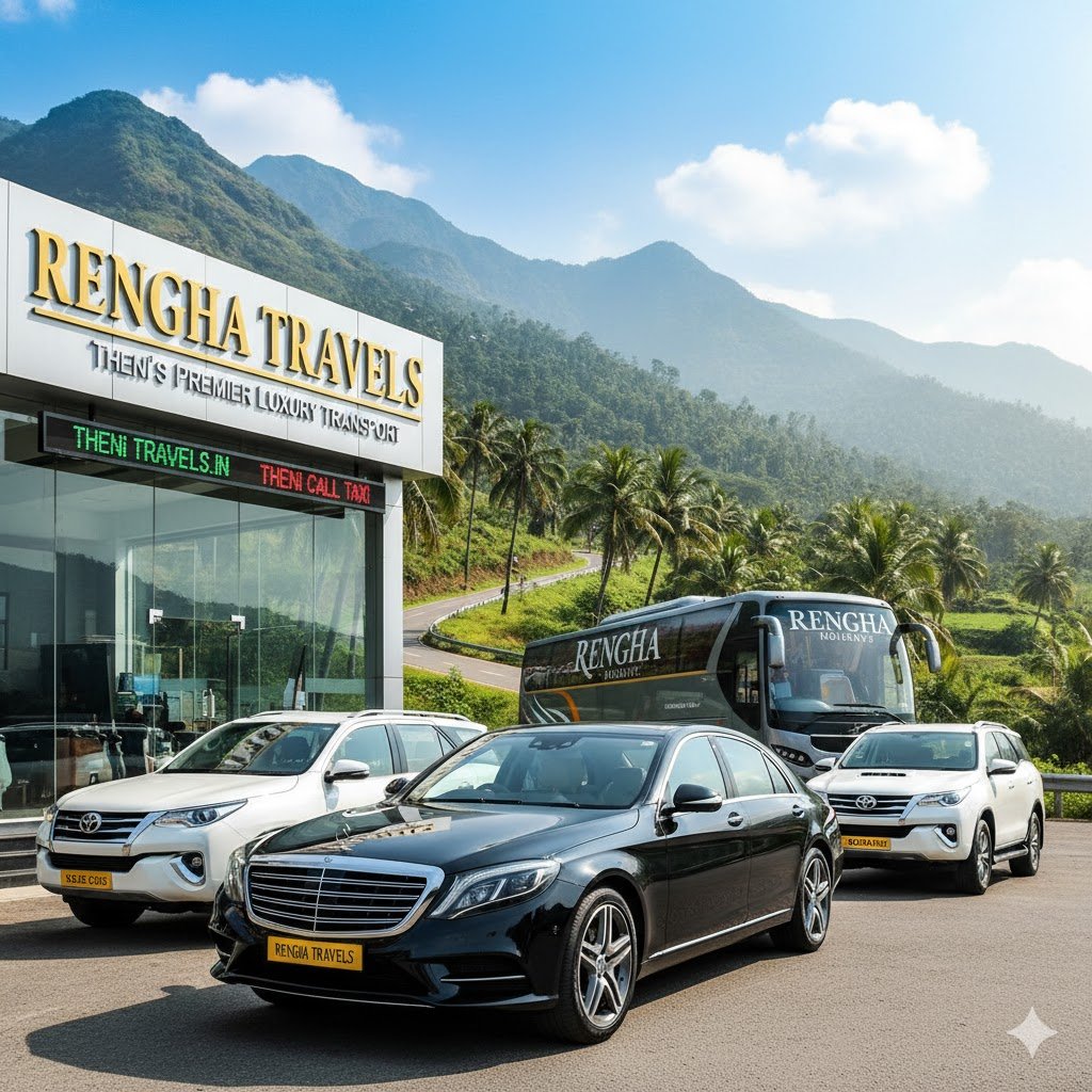 Theni's Top Luxury Transport: Rengha Travels, Theni Call Taxi & Theni Travels