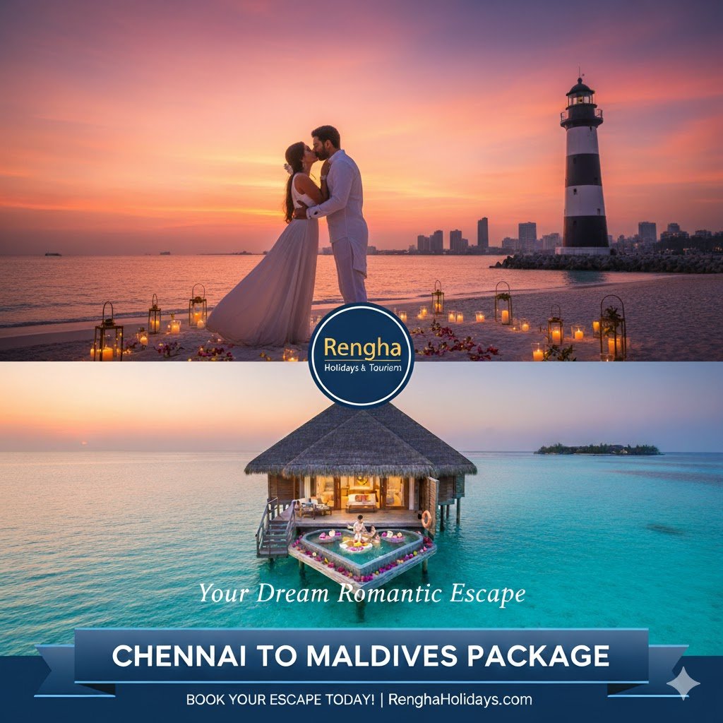 Chennai to Maldives Package  Book Your Dream Tropical Trip with Rengha Holidays