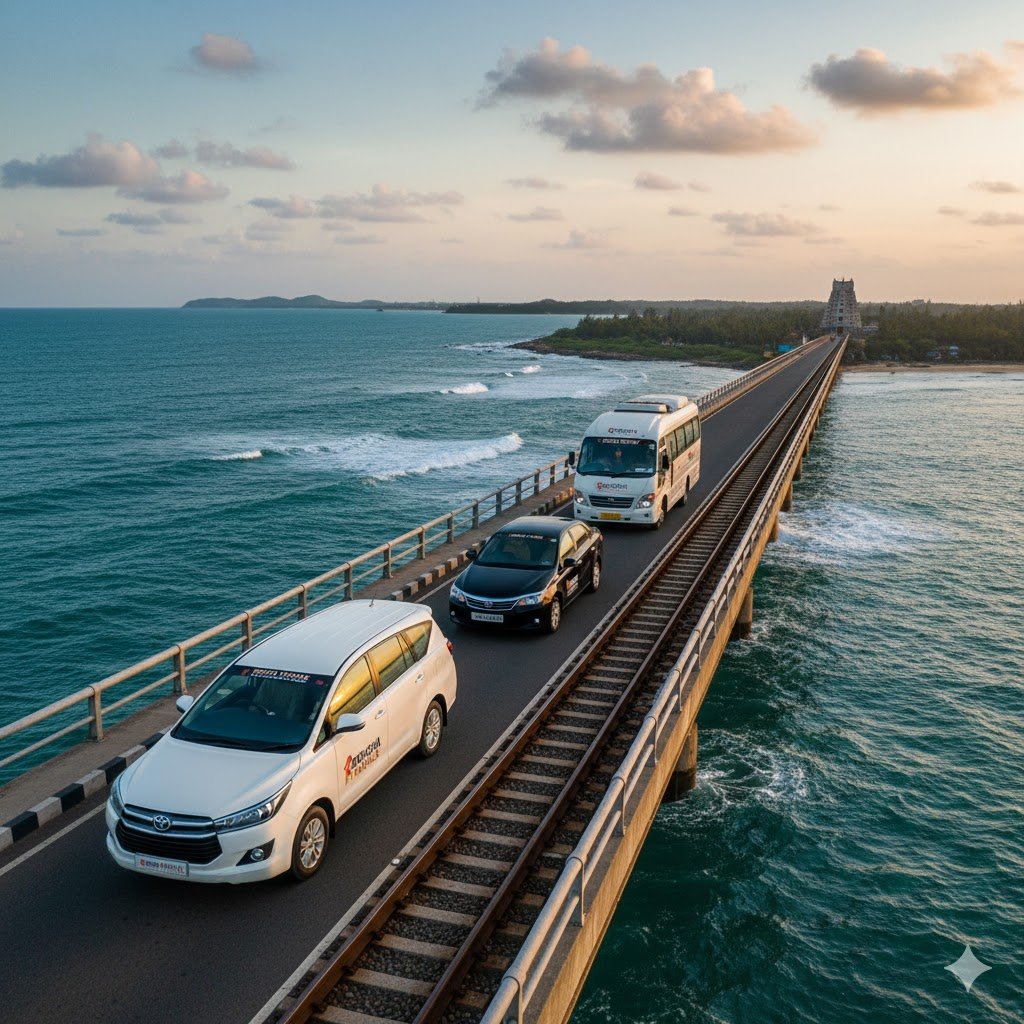 Travel in Grand Style: Experience Theni to Rameswaram with Rengha Travels' Luxury Service