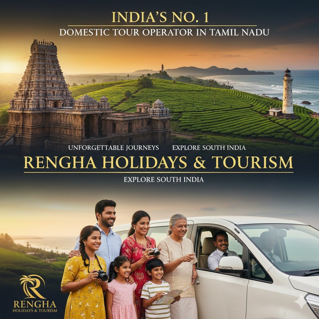 Why Rengha Holidays & Tourism is the No. 1 Domestic Tour Operator in Tamil Nadu