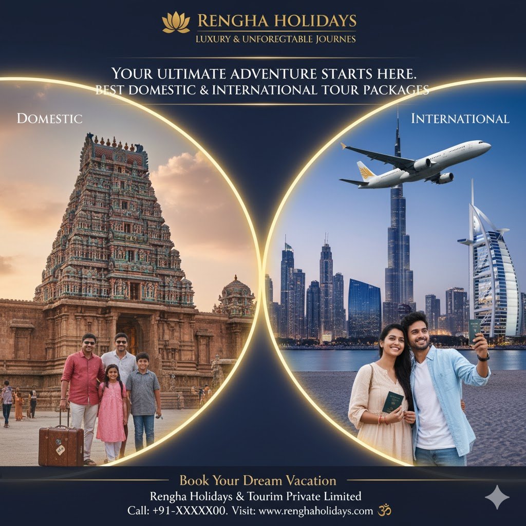 Your Ultimate Journey Starts Here: Best Domestic and  International Tour Operator in Tamil Nadu!