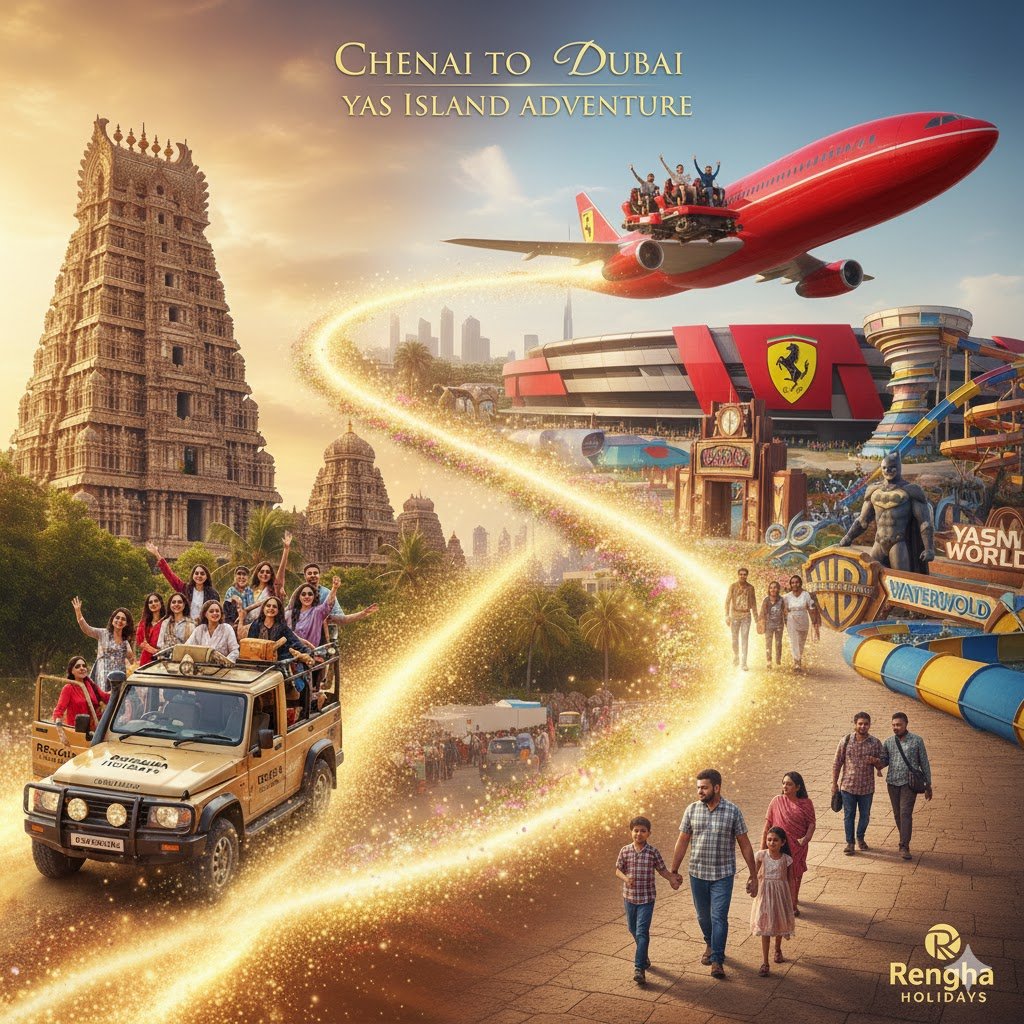 ????? From Chennai to Thrills & Wonders: Experience Yas Island with Rengha Holidays' Dubai Tour  **SEO Keywords:** **Yas Island Tour Package from Chennai**, **Rengha Holidays Dubai Abu Dhabi**, **Ferr