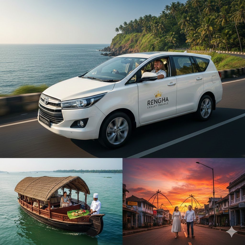 The Royal Route to the Arabian Sea: Experience the Ultimate Theni to Cochin Luxury Road Trip with Rengha Travels! 