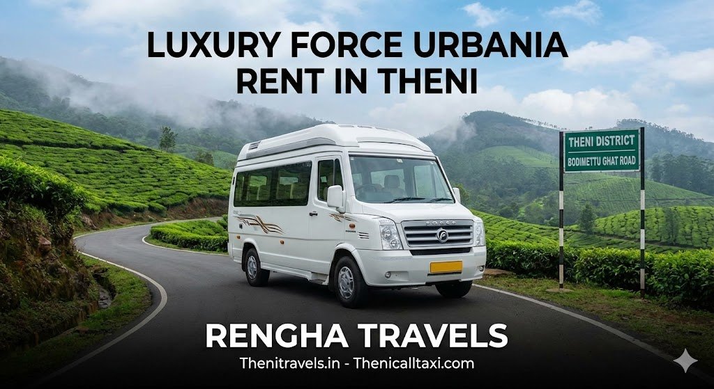 Force Urbania Rent in Theni: The Ultimate VIP Luxury Van by Rengha Travels