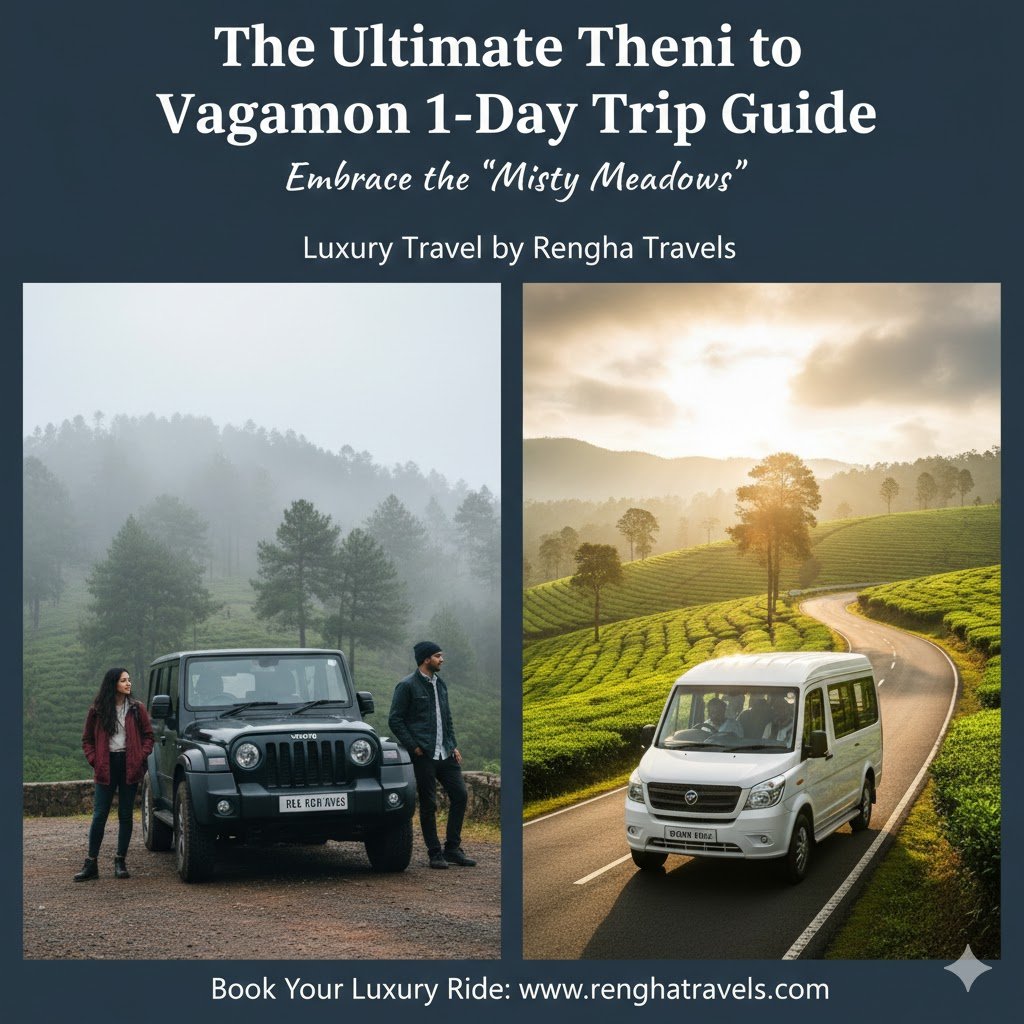 The Ultimate Theni to Vagamon 1-Day Trip Guide: Embrace the 'Misty Meadows'