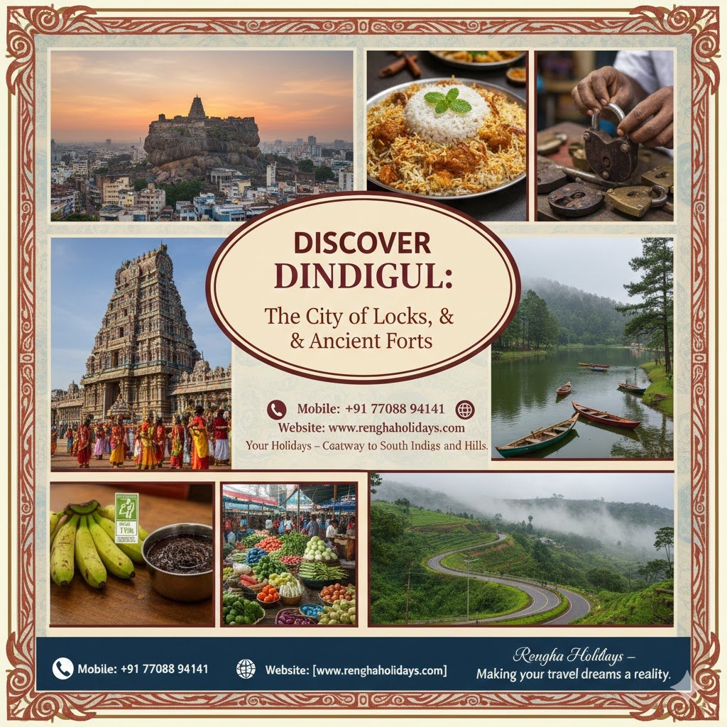 Discover Dindigul: The City of Locks, Biryani, and Ancient Forts