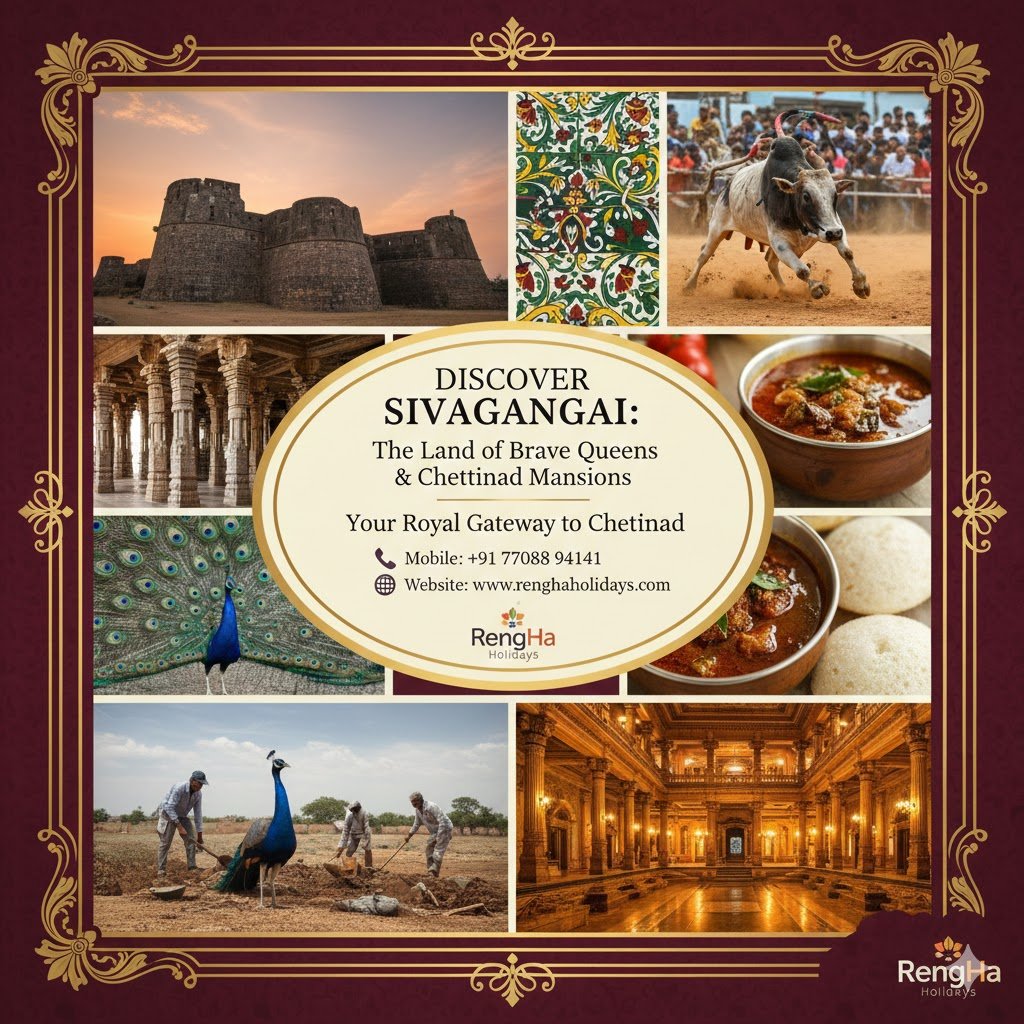 Discover Sivagangai: The Land of Brave Queens and Chettinad Mansions